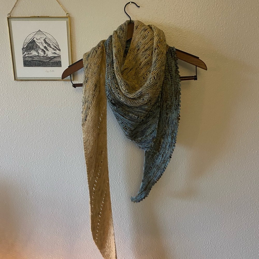 OOAK Handmade Wool Scarf/Shawl